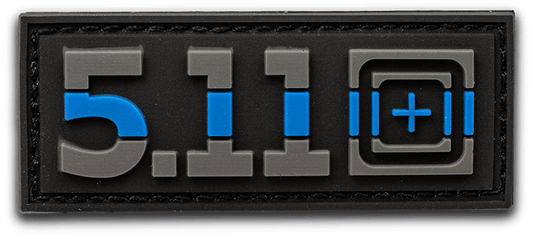 5.11 Thin Blue Line Logo Patch - Kinetic S&T Tactical Shop