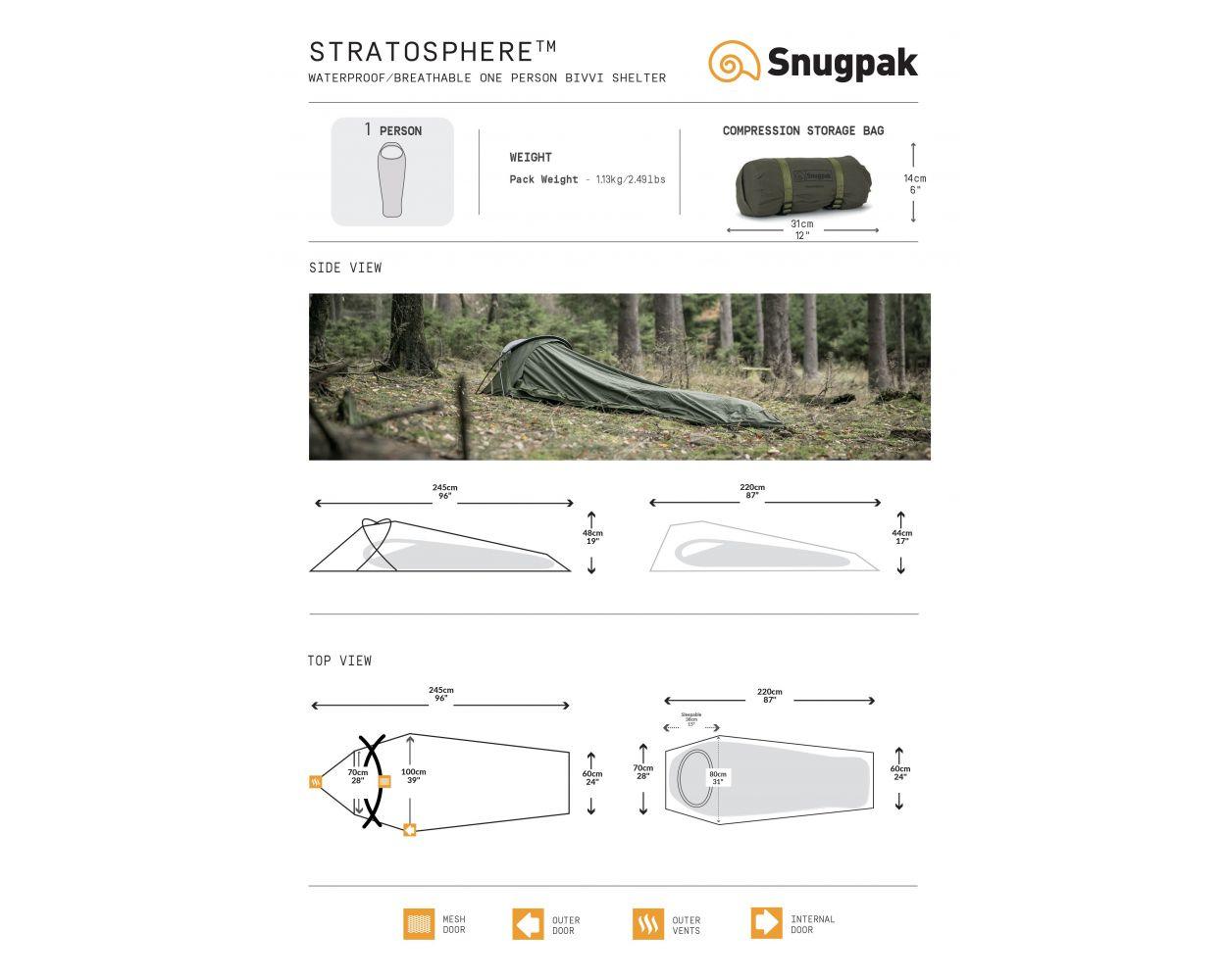 Snugpak Stratosphere Bivi Shelter - Kinetic Shop